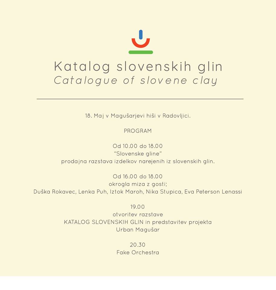 Catalogue of slovene clay