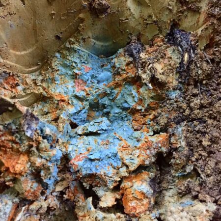 Clay that was blue